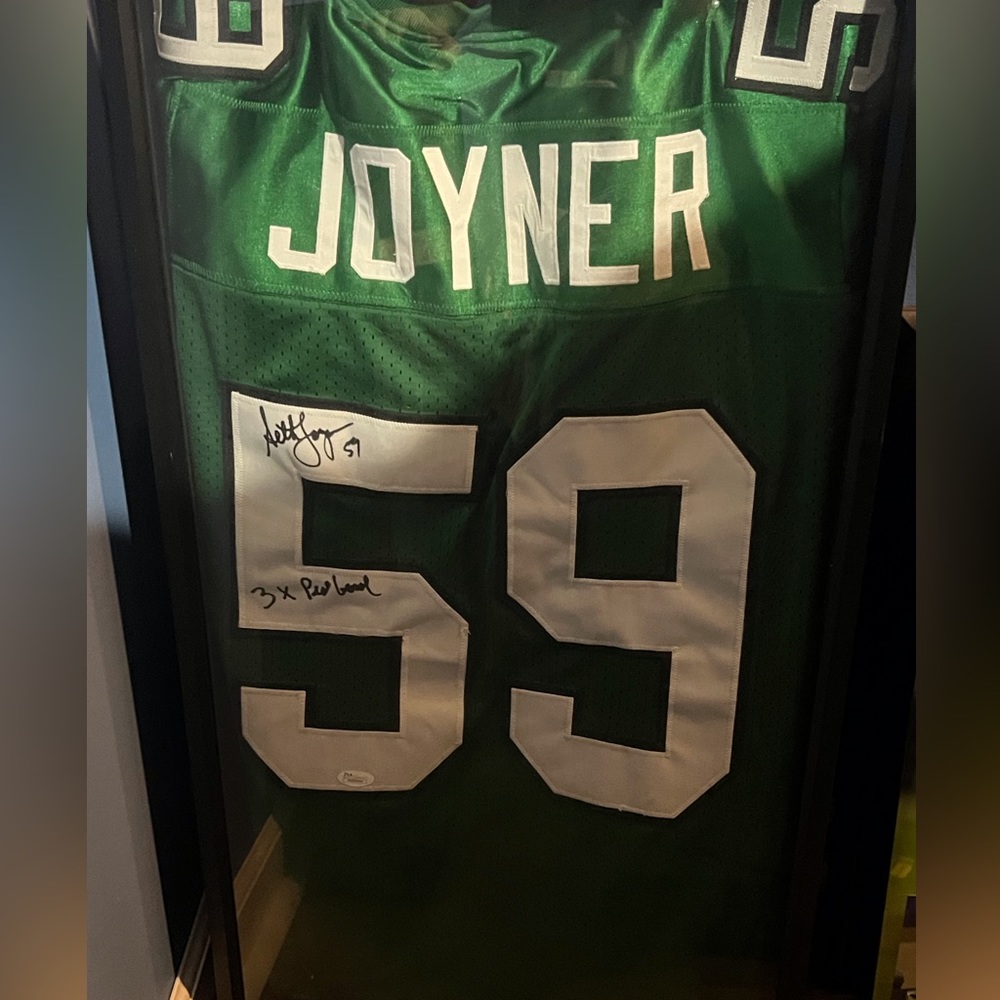 Philadelphia Eagles signed Seth Joyner jersey